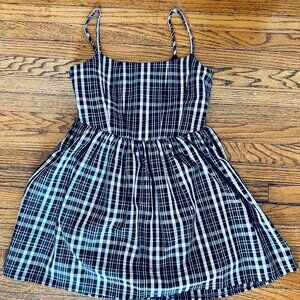 NWT Forever 21 Dress (Blue Plaid, S)